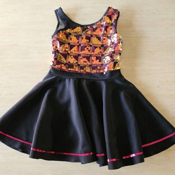 Weissman NWOT child medium GORGEOUS dance costume jazz lyrical tap - Picture 1 of 10